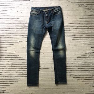 Nudie Skinny Lin - Shimmering Power Blue